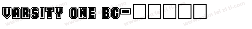 varsity one bc字体转换